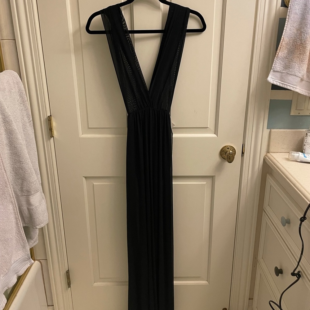 12th Tribe Black Maxi Dress